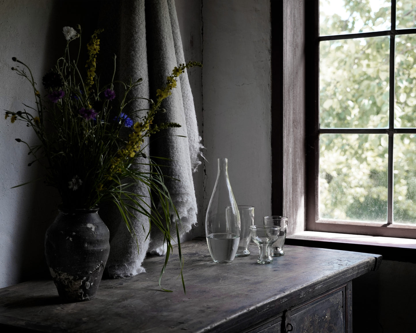 Matte / Clear Glassware Bottle