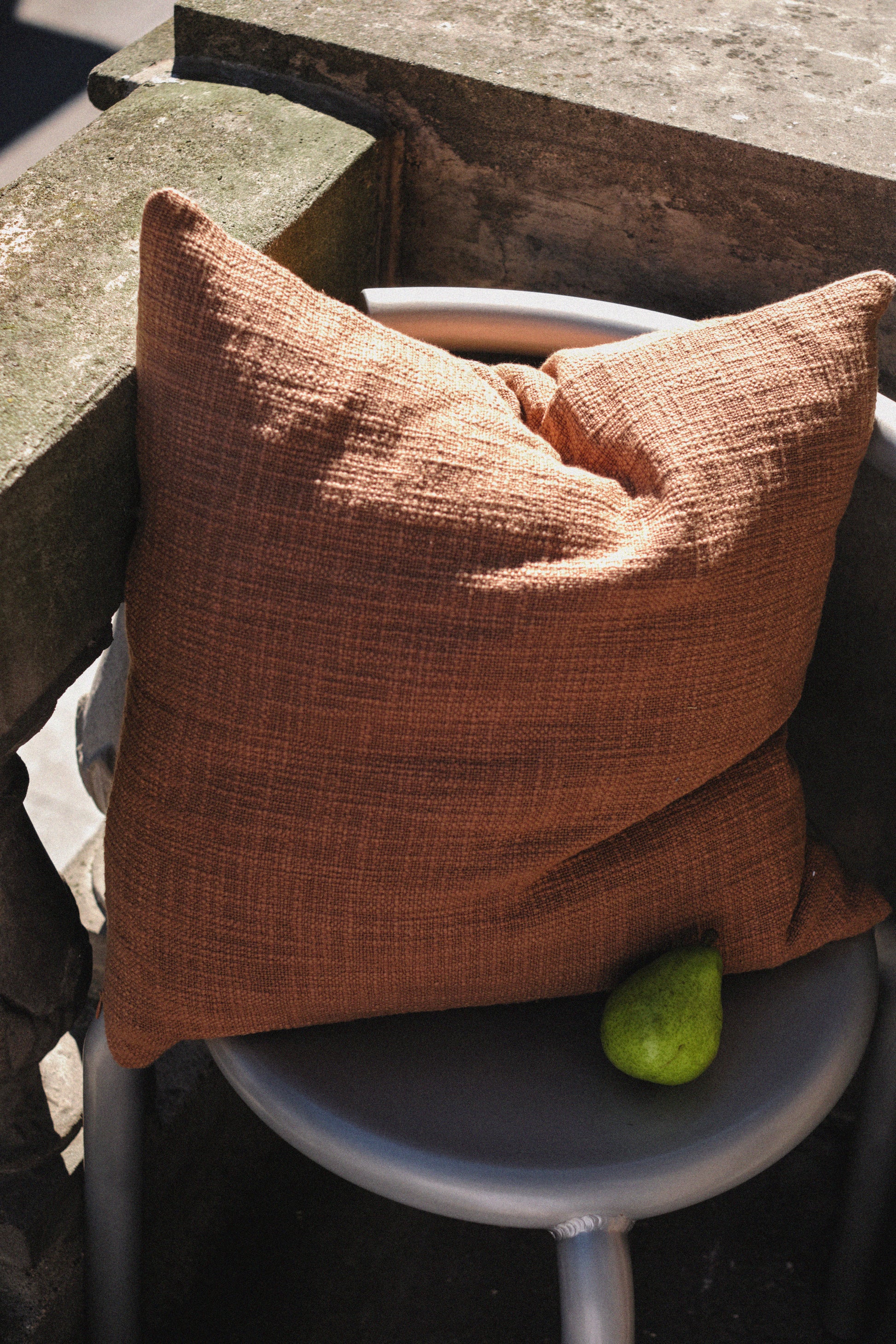 LIN DOUBLE CUSHION — Natural