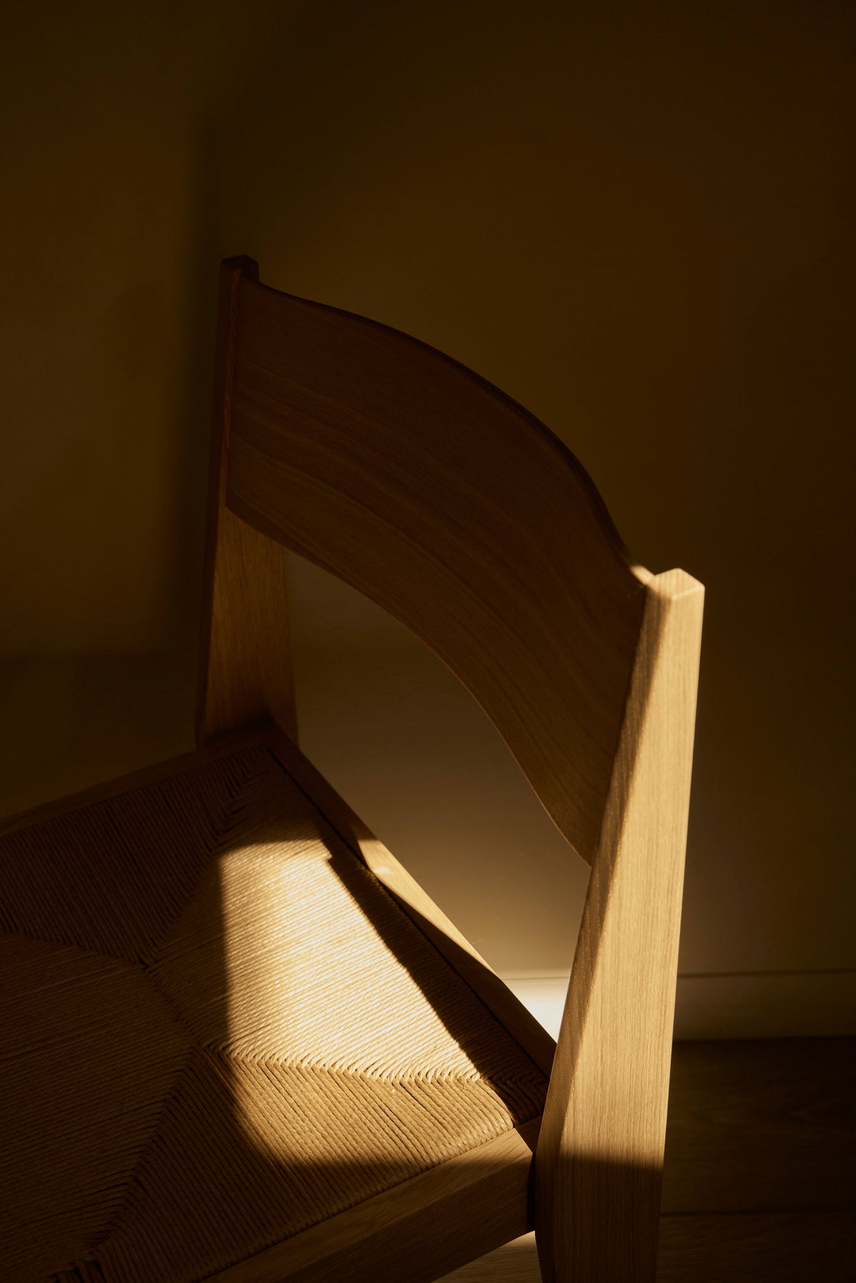 Atelier Chair — 自然橡木 · 紙纖繩座面