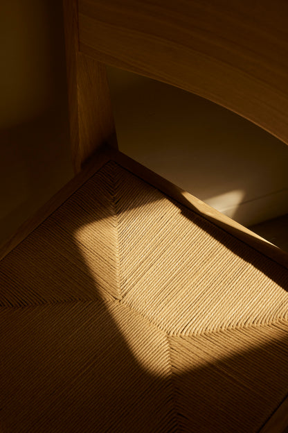 Atelier Chair — 自然橡木 · 紙纖繩座面