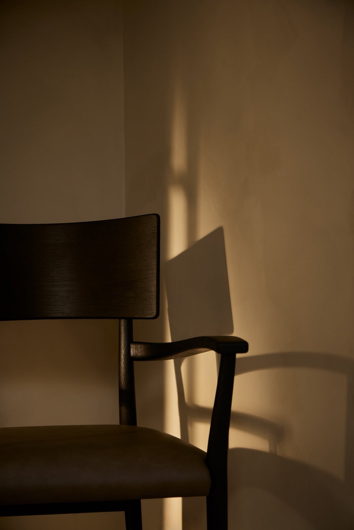 Bella Armchair — 黑染橡木 · Clay 皮革
