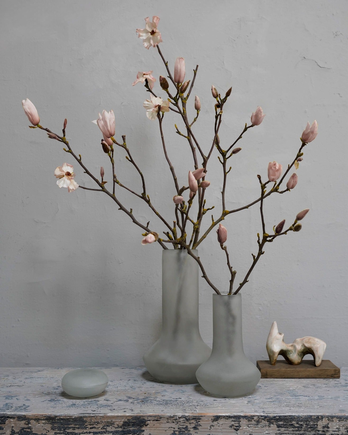 Matte Glass Vase