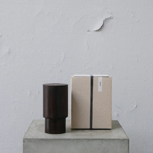 SOG- SCENTED CANDLE IN IRON VESSEL